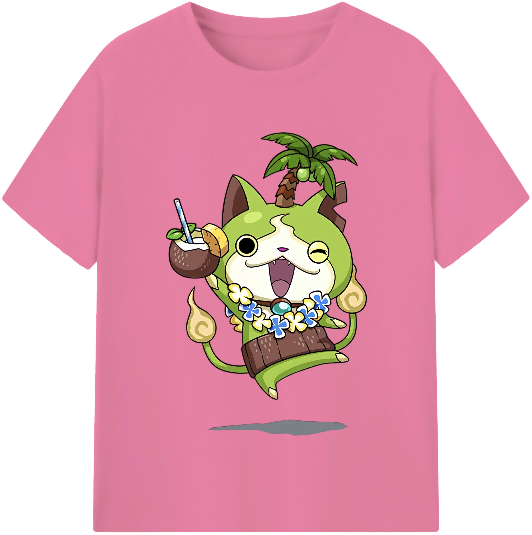 （画像用） 妖怪ウォッチ Yo-kai Watch 綿100％半袖Tシャツ（フロントプリント）